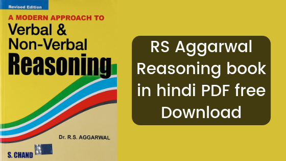 RS Aggarwal Reasoning pdf